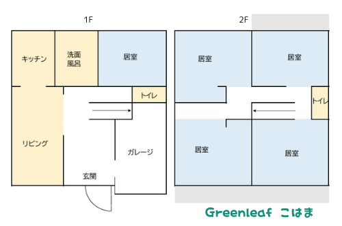 GreenLeafこはまの間取り